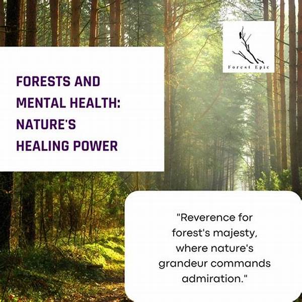 “forests And Mental Healing”