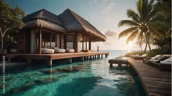 Idyllic Ocean Bungalows With Turquoise Views