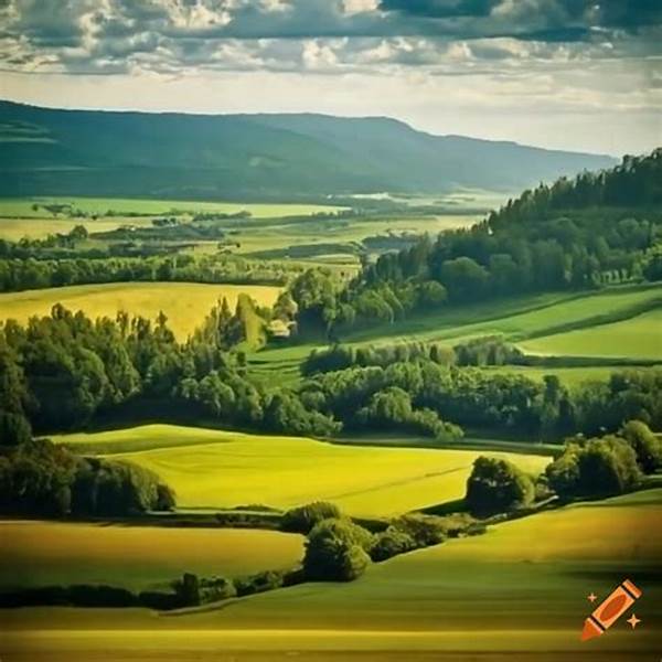 Exploring Quiet Countryside Vistas