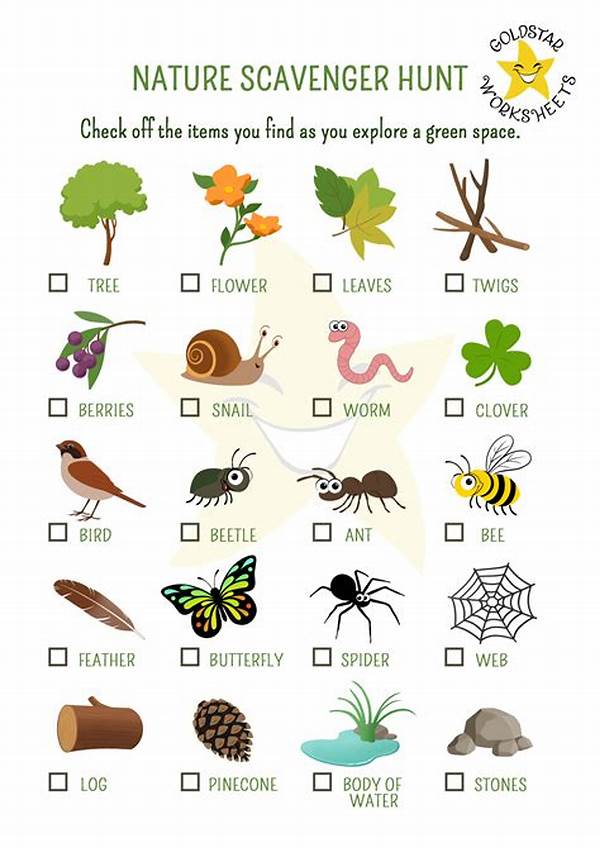 Kids Nature Scavenger Hunts