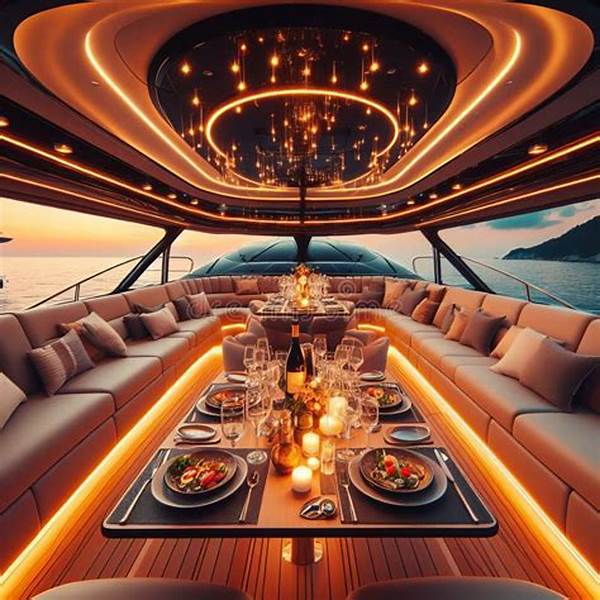 Gourmet Dinner On Yacht